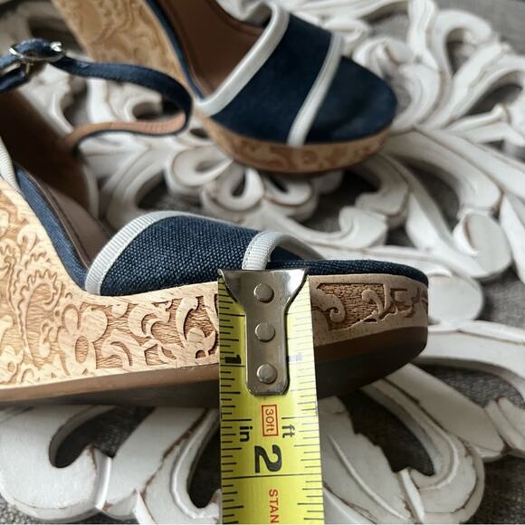 See by Chloe Platform Wedge Sandals Shoes Women’s 37 US 7 - Picture 6 of 14